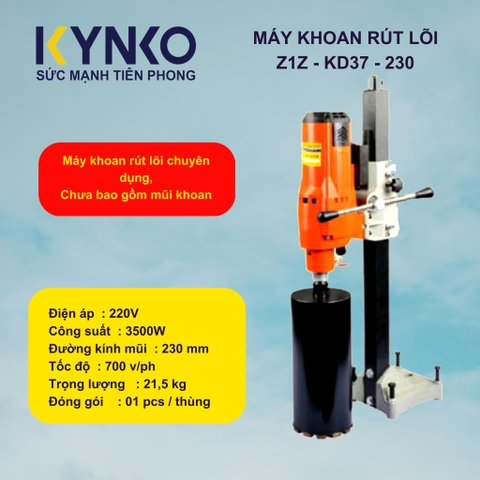 Máy khoan rút lõi Kynko Z1Z-KD37-230