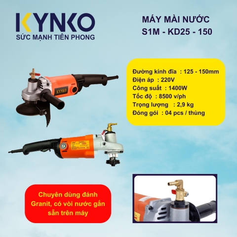 Máy mài nước Kynko S1M-KD25-150