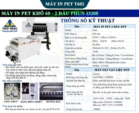MÁY IN PET 2 ĐẦU I3200 KHỔ 60