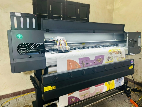 MÁY IN CHUYỂN NHIỆT 2 ĐẦU IN I3200 KHỔ 1900MM