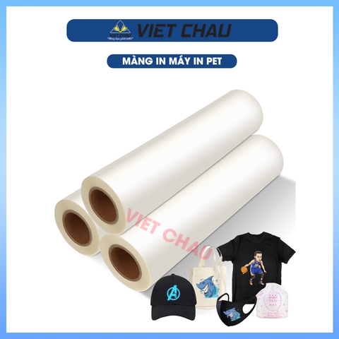 MÀNG IN PET CUỘN 1m2*100m*75/ 2 MẶT