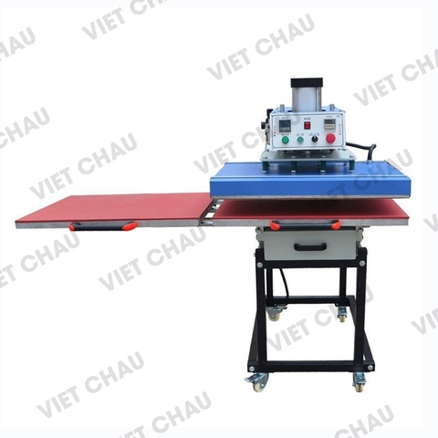 MÁY ÉP NHIỆT 60x80cm ĐẨY MÂM DƯỚI KHÍ NÉN