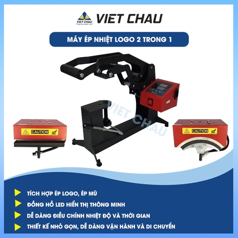 MÁY ÉP NHIỆT LOGO 2 TRONG 1