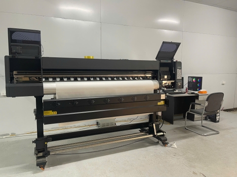 MÁY IN CHUYỂN NHIỆT 2 ĐẦU IN I3200 KHỔ 1900MM