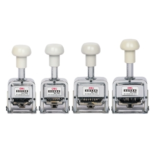 Máy đóng số nhảy 6 số Deli