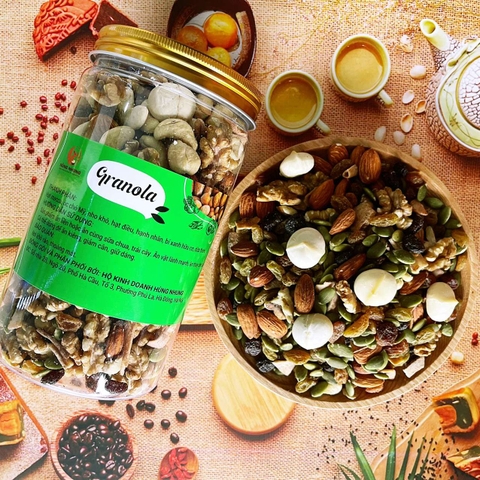 GRANOLA ( Hộp Pet 500g )