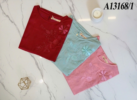 M COLLECTION | Áo Kiểu Luạ Xược Ngắn Tay A13168LW01