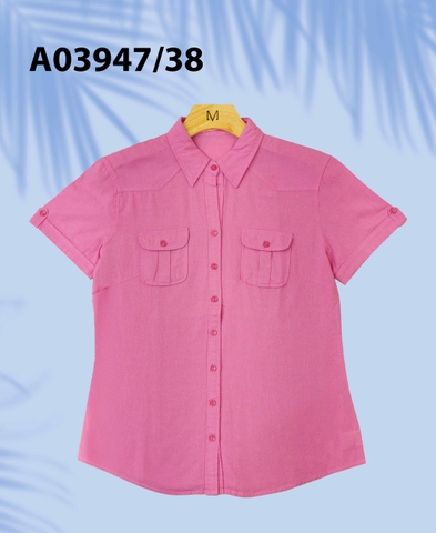 Áo Sơ Mi Linen Tay Ngắn - A3947/40/38