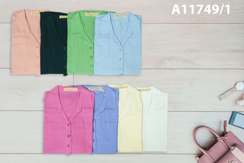 Áo Kiểu Linen Tay Dài - A11749/1