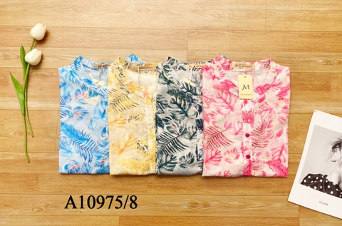 Áo Kiểu Xô Bông Tay Lở In Họa Tiết - A10975/8