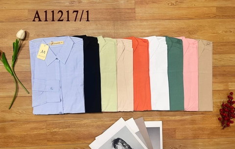 Áo Sơ Mi Cotton Line Tay Dài - A11217/1