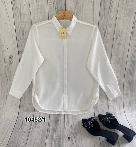 Áo Sơ Mi Cotton Tay Dài - A10452/1