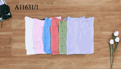 Áo Kiểu Lụa Hàn Tay Lở - A11631/1