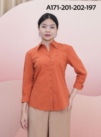 Áo Sơ Mi Cotton Tay Dài - A171/202, 201, 197