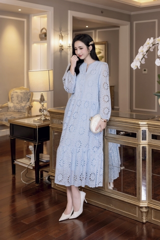 SWANLAKE | Đầm Thường Ngày Phuom Suông Dài Qua Gối In D12394LW08