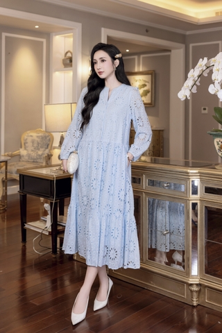 SWANLAKE | Đầm Thường Ngày Phuom Suông Dài Qua Gối In D12394LW08