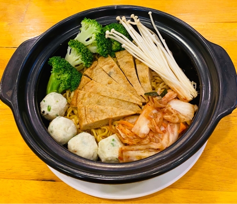 Mì kim chi chả cá Nha Trang