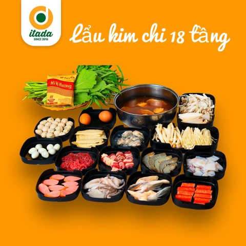 Lẩu kim chi 18 tầng