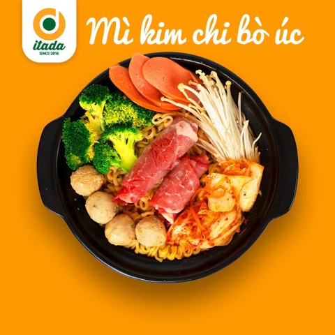 Mì cay kim chi bò Úc