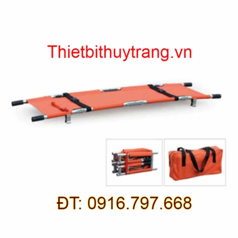 CÁNG CỨU THƯƠNG GẬP BỐN MÀU CAM CÓ VALI ĐỰNG THEO TT150