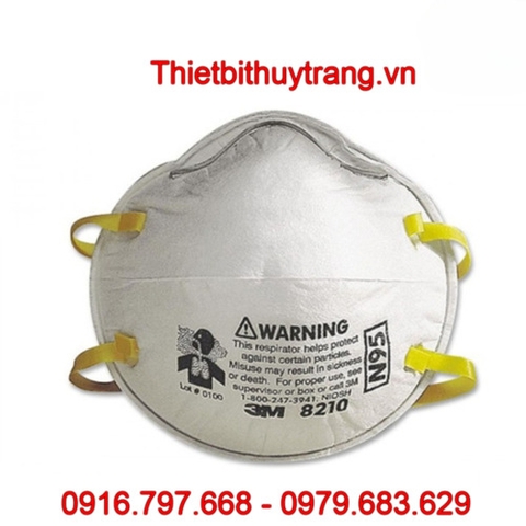KHẨU TRANG 3M 8210 N95 KHÁNG KHUẨN BỤI MỊN