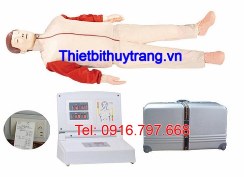 Mô Hình Hồi Sức Tim Phổi Toàn Thân Điện Tử Cao Cấp CPRTT480