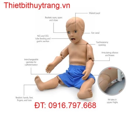 MÔ HÌNH THỰC HÀNH CHĂM SÓC TRẺ EM GAUMARD S110.PK