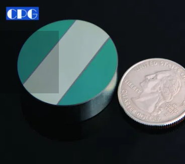 Tấm pha lê Gecmani (Ge) quang học phủ DLC đường kính 1