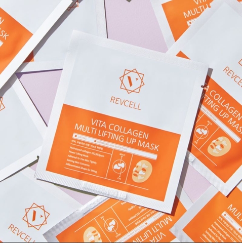 Mặt nạ nâng cơ vita collagen full face lifting up mask Revcell