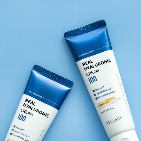 Kem Dưỡng Ẩm Tầng Sâu Real Hyaluronic Cream Wellage 80ml