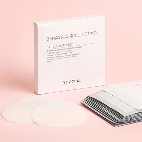 Hộp 10 miếng Ampoule Pad Revcell làm mờ nám săn chắc da dung tích 6ml/ Pad
