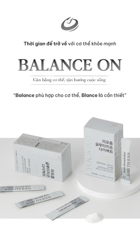 Full Hộp 20 gói bột uống LIPOSOME Glutathione Direct Yourbalance