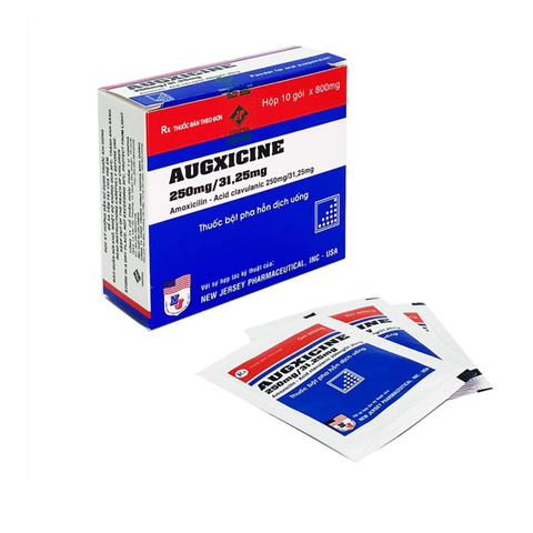 Augxicine 250/31.5mg (H.10 gói*800g) Vidipha