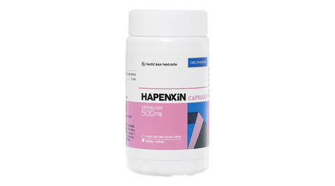 Hapenxin capsules (Cephalexin) Chai 100v DHG