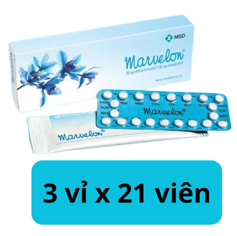Tránh thai hàng ngày Marvelon (3 vỉ) Organon