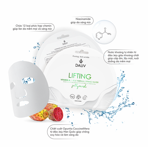 Mặt nạ Daliv nâng cơ tinh chất Vitamin A ngăn ngừa lão hóa 30g