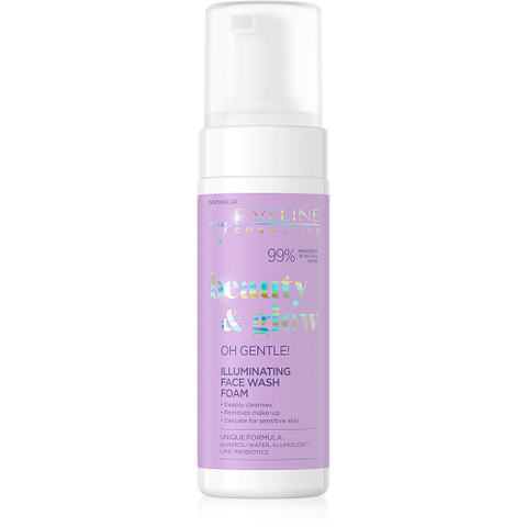 Sữa rửa mặt tạo bọt Eveline Beauty - Glow làm sáng da 150ml
