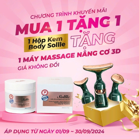 Kem Dưỡng Trắng Da Body Sollle 200ml