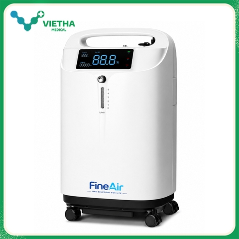Máy tạo oxy FineAir 801AW-5 5 lít/phút Siêu Êm Ái