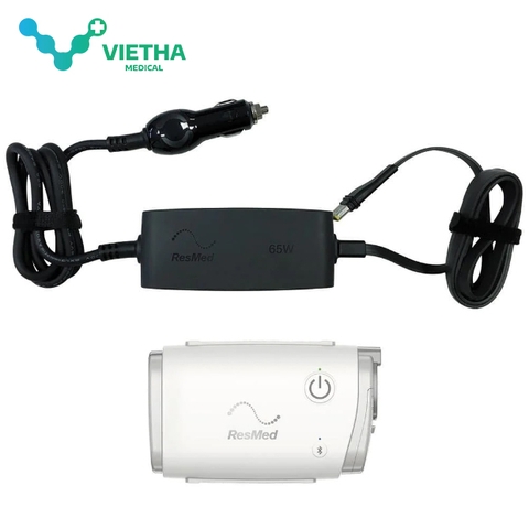 Adapter Nguồn DC Máy Thở Resmed Airmini 65W (Chuyên dùng trên Ô Tô, Máy Bay)