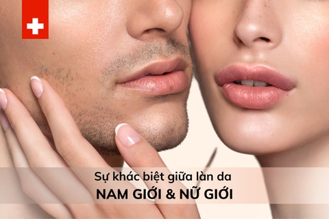 Điểm khác biệt của làn da nam giới và nữ giới