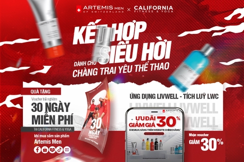 ARTEMIS MEN x CALIFORNIA FITNESS - Kết hợp hoàn hảo cho người yêu thể thao