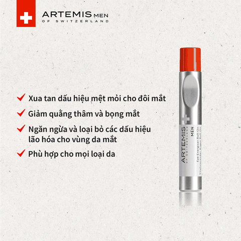 Tinh Chất Dưỡng Da Vùng Mắt Dạng Thanh Lăn - Artemis Men Eye Energiser Roll-On (15ml)