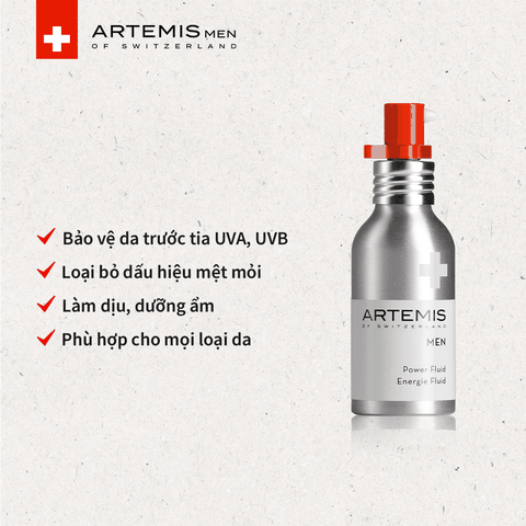 Tinh Chất Dưỡng Ẩm Tăng Cường - Artemis Men Power Fluid SPF15 (50ml)