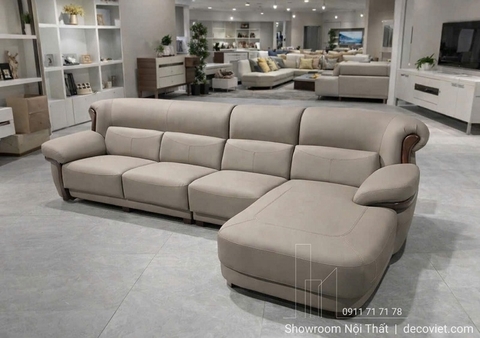 Sofa Gỗ Bọc Da Cao Cấp 1145T