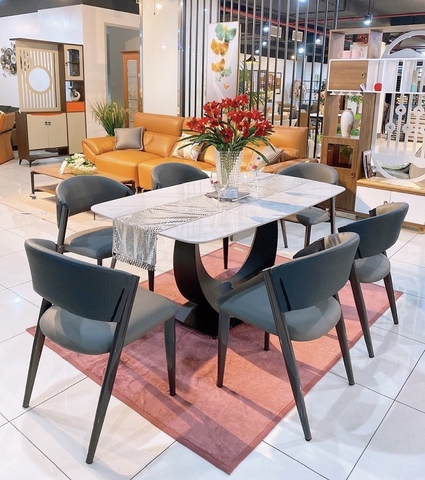 Bộ Bàn Ăn 6 Ghế Đẹp cao cấp 1366S