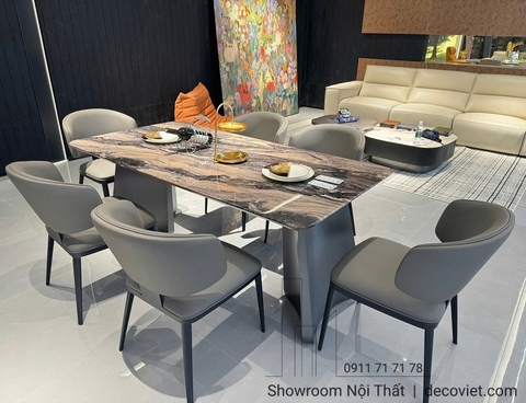 Bàn Ăn Mặt Đá Cẩm Thạch 2620S