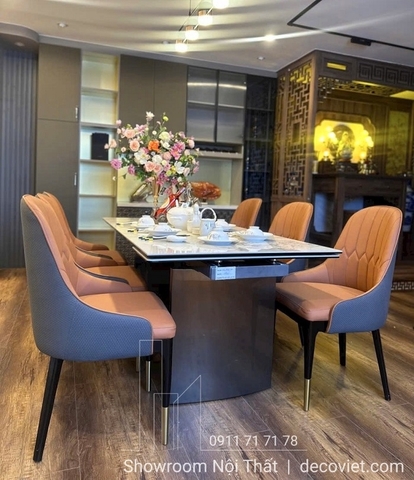 Bàn Ăn Kéo Dài Thông Minh 6 Ghế 2029S