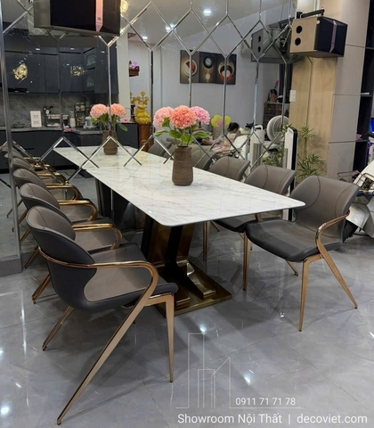 Bàn Ăn Mặt Đá 6 Người 2850S đẹp