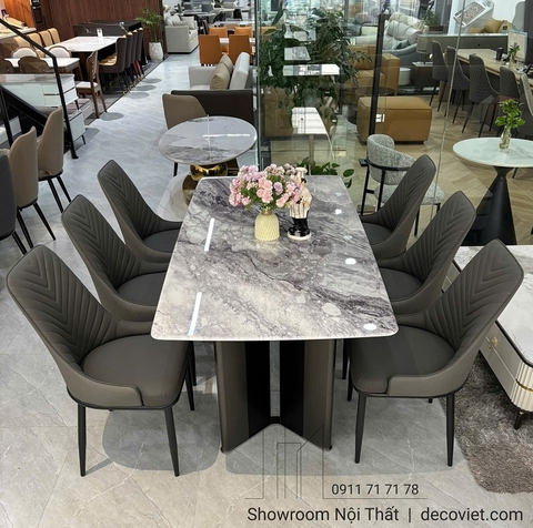 Bàn Ăn Mặt Đá Tự Nhiên 6 Người 2897S